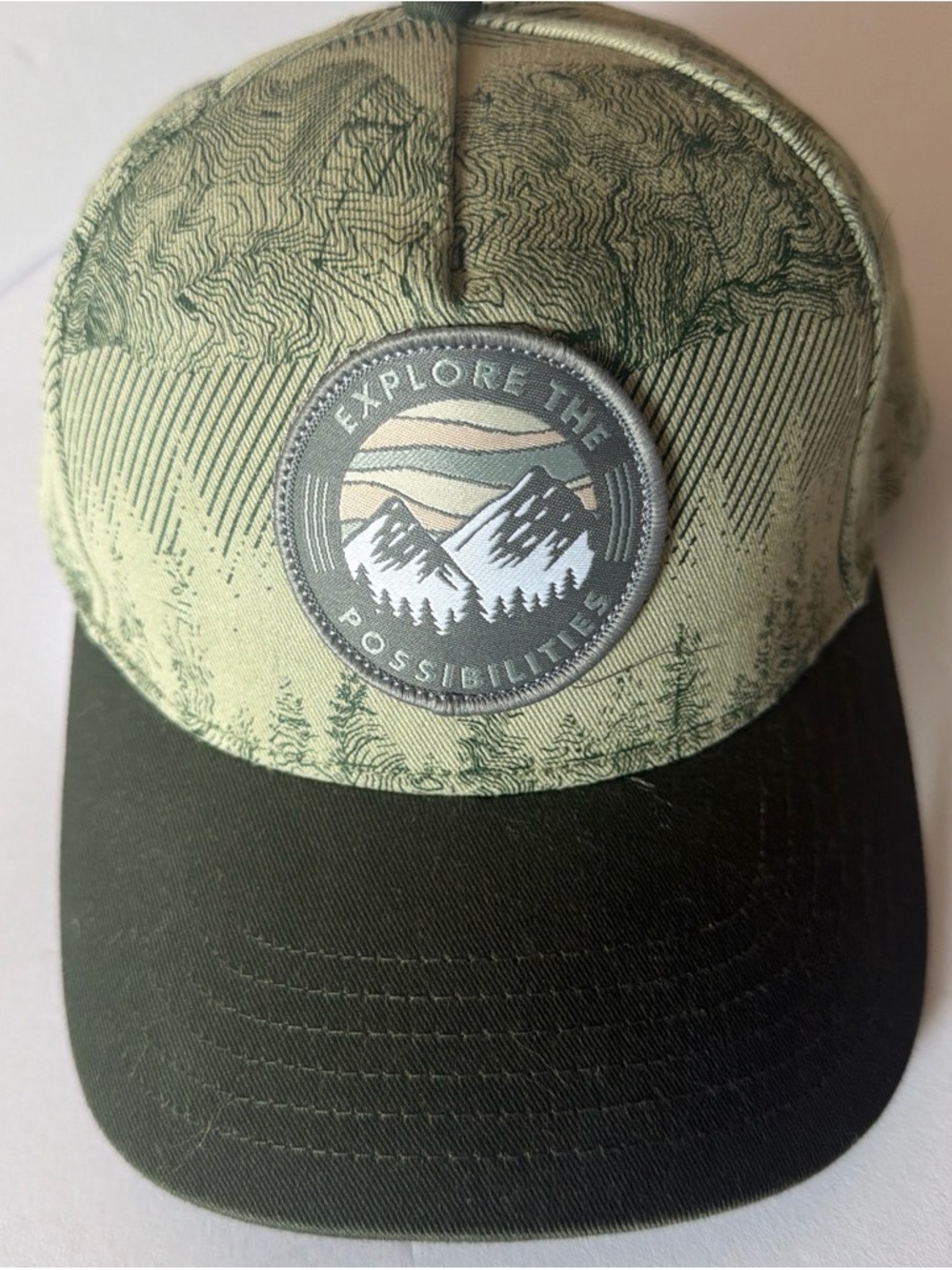 Gerry Weber Black & Sage Green Logo-Trim Cap unisex